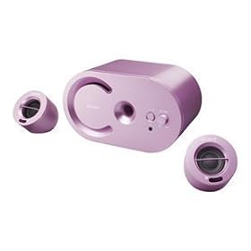 SONY �A�N�e�B�u�X�s�[�J�[�V�X�e�� D25 ���O�W���A���[�s���N SRS-D25/P