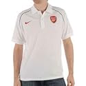 Nike Arsenal Polo Shirt White Large