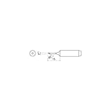 エスコ 1.0mmコテ先 EA304H-15･-20用 EA304H-153