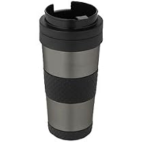 Thermos Nissan 14-Ounce Stainless-Steel Tumbler, Smoke Color