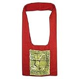 Cotton shoulder bag, 'Khmer Faith'