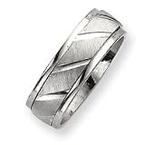 Sterling Silver Mens Spinning Band Ring - Size 10