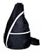 Light Weight Sling Backpack Sports Bag, Black