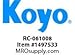 Koyo Bearing RC-061008 NEEDLE ROLLER BEARING DRAWN CUP CLUTCH (Pack of 5)