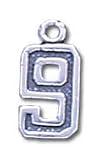 9 No. Solid Sterling Silver Charm