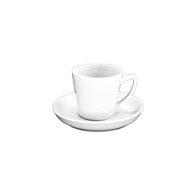 Bia Cordon Bleu White Porcelain Brussels Espresso Cups, Set of 4 by 