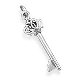 Key To My Heart Pendant Charm Sterling Silver
