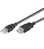 #3: BIGtec 1m USB Verlängerung Verbindungskabel A/A schwarz A Stecker – A Buchse ST/BU A(M)-A(F) doppelt geschirmt zum verlängern vorhandener USB Kabel