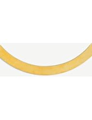 12mm Flat Omega Necklace 18"
