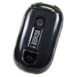 MOTOROLA CRYSTAL LUCITE PEBL CASE Black LEATHER COVERED