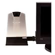 Clip Copyholder, Flat Panel Monitor Mount, Plastic, Holds 35 Sheets, Black/Clear