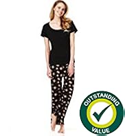 Pure Cotton Floral Print Pyjamas