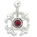4 CLUB NAVEL SHIELD with a 14g Single Gem Curved title=