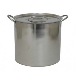 "Economy Stainless Steel Brewing Pot, 5 Gallon"