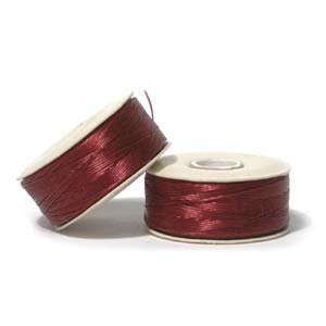 Nymo Beading Thread Bobbin Size D 64 Yards RED 