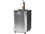Nostalgia Electrics Kegorator Beer Keg Fridge, Stainless.