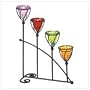 JEWEL-TONED CANDLEHOLDER