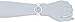 Anne Klein Women's AK/1019PVWT Ceramic Silver-Tone Pave Dial Watch