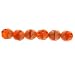 7" Round Cream Marble Bead Strand, 8mm