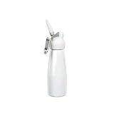 Best Price Dessert Chef 1 Pint Enamelled Cream Whipper in White Aluminum