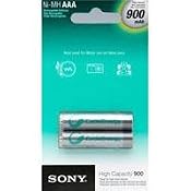 Sony Cycle Energy 900 mAh Ni-MH AAA Rechargeable Batteries