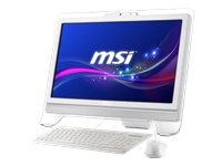 MSI Wind Top AE2060-E3425W7P 50,8 cm (20 Zoll) Desktop-PC (Intel Celeron E3400, 2,6GHz, 2GB RAM, 500GB HDD, Intel GMA X4500, DVD, Win 7 HP) wei&szlig;