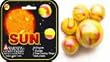 Mega Marbles - SUN MARBLES NET (1 Shooter Marble, 24 Player Marbles & 2 Display Rings)