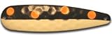 Warrior Lures Orange Berry Muffin Hot Glow standard or magnum fishing trolling spoon