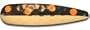 Warrior Lures Orange Berry Muffin Hot Glow standard or magnum fishing trolling spoon