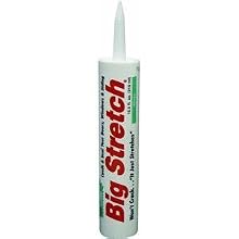 Sashco 10016 10.5oz Sashco Sealants White Big Stretch Caulk & Seal, 10.5-Ounce