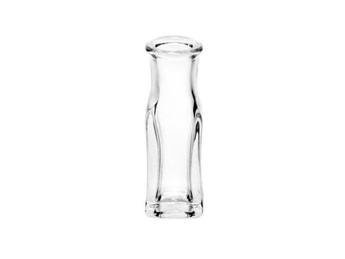 Clear - Square - Glass Bottles - - 14 - - Mini Bottles - With - - 14 - - Corks