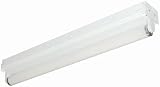 American Fluorescent ST117R8 Standard 24-Inch 1-17 T8 Light Strip, White Enamel Steel Chassis