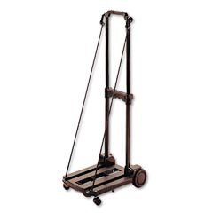 BOND STREET LTD. Three-Way Luggage/Dolly Hand Truck Cart, 150lb Cap, 18-3/4 x 10 Platform, Black