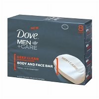 Dove Men and Care Body and Face Bar, 8 Count (4 Oz bars)
