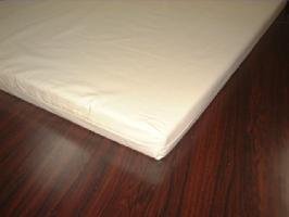 【日本製】２段ベッド用　硬綿入り　「マットレス」　高密度織り生地使用　９３ｘ１９５ｘ５cm
