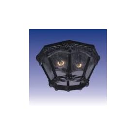 Maxim 30263CDOB Essex 2-Light Outdoor Ceiling Mount Oriental Bronze Seedy Glass