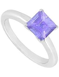 Tanzanite Ring 14K White Gold - 0.75 CT TGW