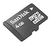 PC Hardware : Sandisk 4GB MicroSDHC (MicroSD High Capacity) Memory Card (SDSDQ-4096-E11M, Retail Package)