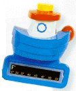 Floating Bath Pal Safety Thermometer & Toy Tug Boat