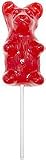 Giant Gummi Bear on a Stick - Cherry: 1/2 LB