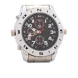 Famous Maker 8GB Spy Watch Camera, USB, Voice Recorder, LED Indicator, Silver