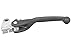 ARC 09-19 Yamaha YZ250F Folding Clutch Lever (Composite Textured/Standard) (Black)