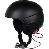 Sporting Goods : Red Hi-Fi Audio Snowboard Helmet