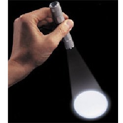 Inova White LED Spotlight with Anodized Aluminum Housing, Titanium #X1MT-WT