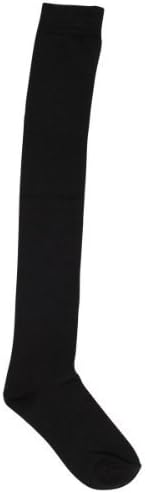 Black Plain Over the Knee Socks by MySocks