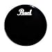 Pearl Logo Front Bass Drumhead, Black 22 Inch