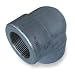 Industrial Grade 1MPC6 Elbow, 90 Deg, 3/4 In, Galvanized Iron