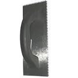 V-Notch Trowel, 3/16 x 5/32