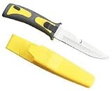 DIVING KNIFE (DROP POINT,YELLOW)9OVERAL