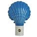 Blue Sea Shell Night Light